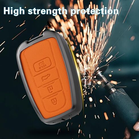Key Fob Cover with Heavy-duty Keychain for Toyota Avalon RAV4 Highlander Camry in Saudi Arabia