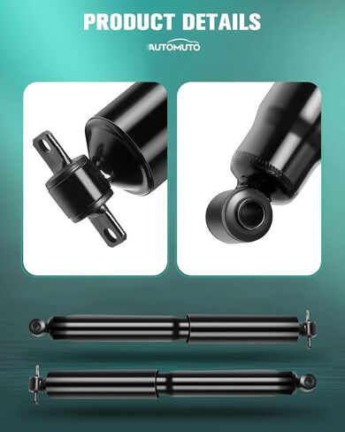 AUTOMUTO 2 Pcs Struts Shock Absorbers Compatible with 2004-2012 for Chevy Colorado,2004-2012 for GMC Canyon,2006 for Isuzu i-350,2007-2008 for Isuzu i-370 with 344466 Auto Shocks - Rear in Saudi Arabia