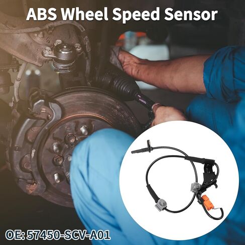 ABS Wheel Speed Sensor Front Right ABS Sensor Anti-Lock Braking System Sensor No.57450-SCV-A01 for Honda Element 2003-2011 in Saudi Arabia