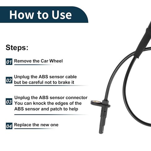 ABS Wheel Speed Sensor Front Right ABS Sensor Anti-Lock Braking System Sensor No.57450-SCV-A01 for Honda Element 2003-2011 in Saudi Arabia