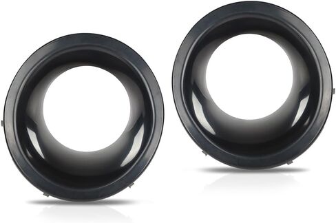 LQI Front Fog Light Cover Lamp Bezel Left and Right Compatible with Land Rover LR4 2010-2014 Black LR015461, LR015462 in Saudi Arabia