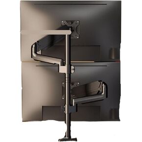 Dual-screen monitor stand, no drilling required, one-to-two configuration(Columnheight75cm) in Saudi Arabia