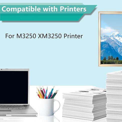 خرطوشة حبر سوداء لطابعة 24B6887 متوافقة مع طابعة Lexmark M3250 XM3250، عالية الإنتاجية تصل إلى 21000 صفحة، مع شريحة مكونة من قطعتين in Saudi Arabia