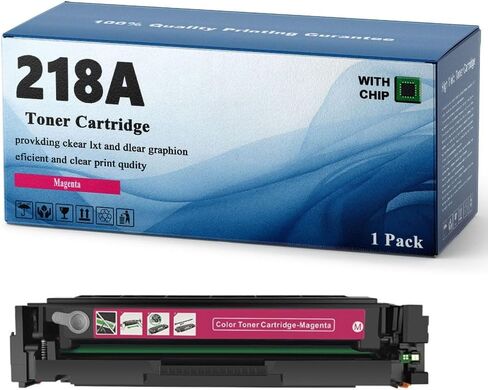 خراطيش حبر بديلة 218A متوافقة مع HP Color Laserjet Pro 320ldw MFP 3301cdw 3301fdw 3301sdw. الطابعات (أسود) in Kuwait