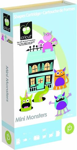 Cricut Cartridge Scrapbooking أشكال الوحش الصغيرة in Saudi Arabia