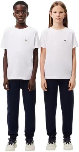 Lacoste Mens Boys Classic Fleece Jogger Sweatsuit, Andrinople, 5T US in Saudi Arabia