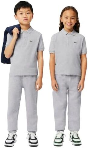 Lacoste Mens Boys Classic Fleece Jogger Sweatsuit, Andrinople, 5T US in Saudi Arabia