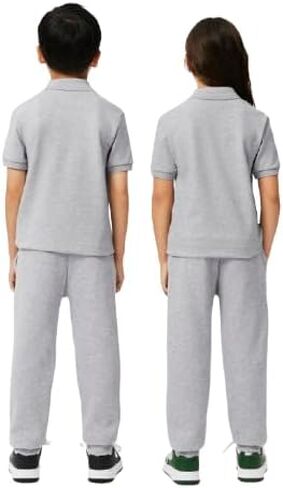 Lacoste Mens Boys Classic Fleece Jogger Sweatsuit, Andrinople, 5T US in Saudi Arabia