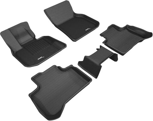 3D MAXpider Custom Fit Kagu Floor Mat (Black) Compatible with BMW X3 (G01) 2018-2026 / X4 (G02) 2019-2026 - Full Set in Saudi Arabia