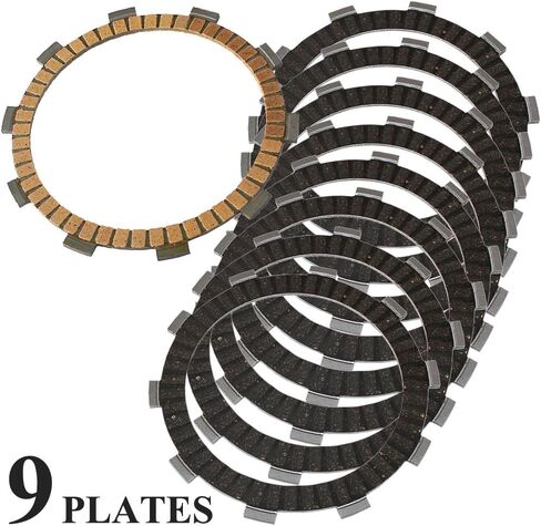 Caltric Friction Clutch Plate Compatible with Honda Cbr900Rr Cbr900 Rr Cbr954Rr Fireblade 954Cc 2001-2003 9-Plates in Saudi Arabia