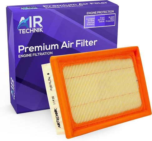 فلتر هواء المحرك البديل AirTechnik CA11259 | يناسب 2012-2018 مازدا 3، 2012-2018 مازدا 3 سبورت، 2014-2012 مازدا 6 (غير توربو)، 2013-2024 مازدا CX-5 (غير توربو) - PE0713-3A0 in Kuwait