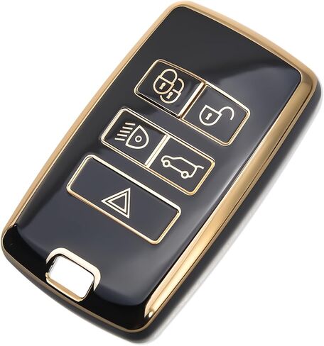2PCS for Range Rover Key Fob Cover Fits 2018 2019 2020 2021 2022 2023 2024 2025 Land Rover Jaguar E I-PACE XE XJ XF Vogue Velar Range Discovery Rover Sport Accessories in Saudi Arabia