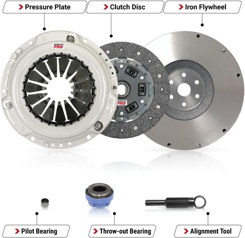 CMP Stage 1 Street Clutch Kit with Flywheel for 1995-1997 B2300 1998-2001 B2500 2.5L, 1995-1997 Ranger 2.3L 2.5L in Saudi Arabia