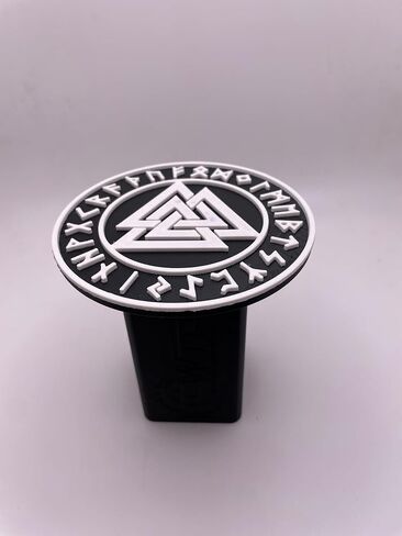 Odin's Knot Trailer Hitch Cover, 3D Printed, ABS Plastic in Saudi Arabia