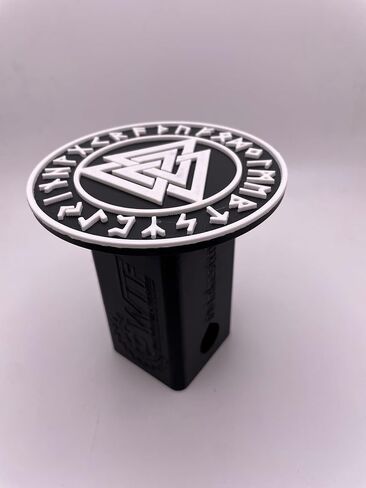 Odin's Knot Trailer Hitch Cover, 3D Printed, ABS Plastic in Saudi Arabia