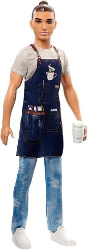 Ken Barista Doll, Broad, Wearing Café Apron in Saudi Arabia