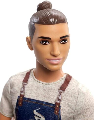 Ken Barista Doll, Broad, Wearing Café Apron in Saudi Arabia