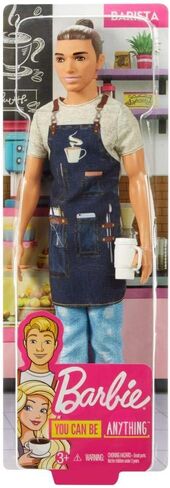 Ken Barista Doll, Broad, Wearing Café Apron in Saudi Arabia