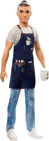 Ken Barista Doll, Broad, Wearing Café Apron in Saudi Arabia