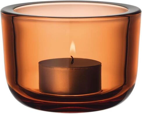 iittala 1027711 Valkea Candle Holder, Seville Orange, Approx. φ3.3 x H2.4 inches (85 x 60 mm) in Saudi Arabia