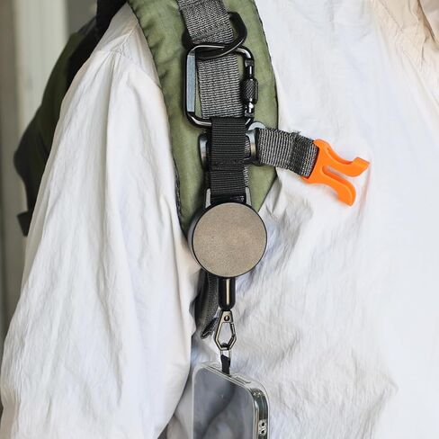 Outdoor Climbing Easy to Pull Buckle Telescopic Mobile Phone Hanging Rope Strong Steel Wire Heavy-Duty Pull Rope Buckle in Saudi Arabia