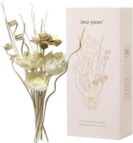 Reed Diffuser Sticks, Reed Diffuser Sticks Flowers, Reed Diffuser Set for Bathroom, Reed Diffuser for Home, Bedroom Decor, Office,12Pcs, Natural Flower in Saudi Arabia