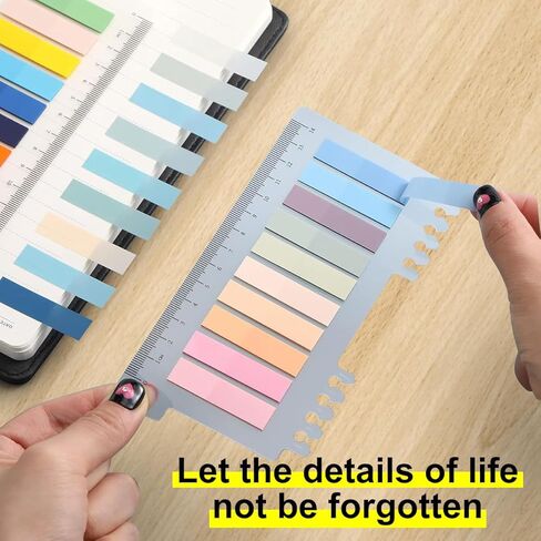 Tabs 2000Pcs Sticky Index Tabs Page Markers,Writable and Transparent Sticky Notes Page Tabs Book Markers Label Stickers Index Tabs for Page Marking Classify File (10 Pad) in Saudi Arabia