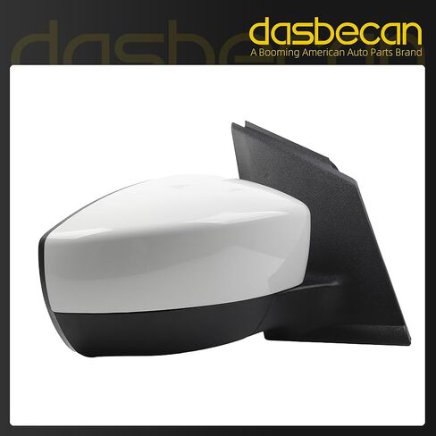 مرآة جانبية للسائق من Dasbecan متوافقة مع 2017-2019 Ford Escape مع زجاج قوي، قابلة للطي يدويًا، غير ساخنة، استبدال غطاء مرآة أسود # FO1320564 GJ5417683BB(3 دبابيس) in Saudi Arabia