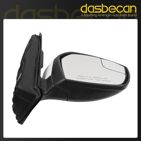 مرآة جانبية للسائق من Dasbecan متوافقة مع 2017-2019 Ford Escape مع زجاج قوي، قابلة للطي يدويًا، غير ساخنة، استبدال غطاء مرآة أسود # FO1320564 GJ5417683BB(3 دبابيس) in Saudi Arabia