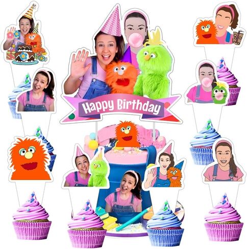 25 قطعة من زينة كعكة راشيل مع 24 قطعة من أغطية الكب كيك، قطعة واحدة من أعلى الكعك لمستلزمات حفلات أعياد الميلاد للأطفال in Kuwait