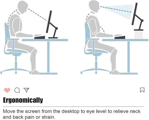Triangular Monitor Stand 3.1" Height - Stylish Desktop Riser for Laptops, Printers & Displays - Space-Saving Storage Rack (White) in Saudi Arabia