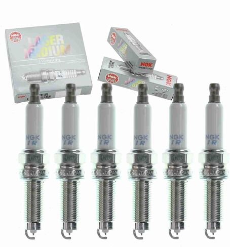 6 pc NGK Laser Iridium Spark Plugs compatible with Audi Q7 3.6L V6 2007-2010 in Saudi Arabia