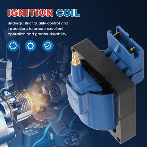 ملف إشعال أداء KLC DG470 F503 GN10135 FD478 متوافق مع Ford F150 F250 F350 Mustang Probe Ranger Taurus Bronco Crown Escort Aerostar، لمارك لينكولن، لمحركات Mercury Sable الخارجية in Saudi Arabia