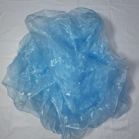 Two-Tone Iridescent Holographic Organza Fabric - 5.5 Yards | Lightweight Sheer Gauze Voile Tulle | for Dresses, Party Decor, DIY Crafts, Shiny Backdrops(Dull Gold) in Saudi Arabia