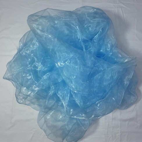 Two-Tone Iridescent Holographic Organza Fabric - 5.5 Yards | Lightweight Sheer Gauze Voile Tulle | for Dresses, Party Decor, DIY Crafts, Shiny Backdrops(Dull Gold) in Saudi Arabia