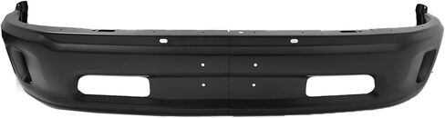 شريط وجه أسود للمصد الأمامي متوافق مع 2013-2018 Ram 1500 2019-2024 Ram 1500 كلاسيكي مع فتحات ضوء الضباب بدون فتحات مستشعر CH1002399، 68160854AB قطعتان in Kuwait