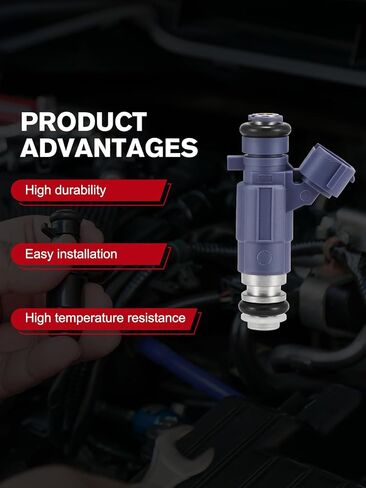 FBJC100 FJ653 Fuel Injectors 6PCS (3.5L 3.0L) For Infiniti FX35 G35 2003-2004,I30 2000-2001,QX4 2001-2003,For Nissan 350Z 2003-2004,Maxima 2000-2001,Pathfinder 2001-2004,84212240 166005L700 in Saudi Arabia
