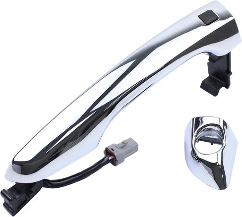 ApplianPar Front Driver Outside Door Handle with Cap for Elantra 2017 2018 2019 2020 in Saudi Arabia