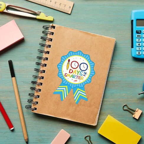 ملصقات اليوم المائة للمدرسة للأطفال، 200 قطعة من ملصقات المكافآت الأكثر ذكاءً لمدة 100 يوم in Saudi Arabia
