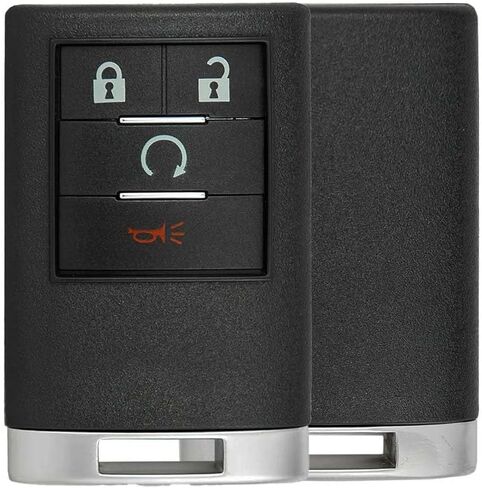 بديل لأزرار Cadillac Key Fob 4 التي تستخدم FCC OUC60000223 ورقم الجزء 22756463 ​​/ 22756464 متوافق مع 2007 - 2014 Escalade in Saudi Arabia