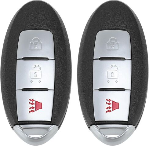 X AUTOHAUX KR5S180144014 433Mhz استبدال دخول بدون مفتاح عن بعد مفتاح ذكي فوب لنيسان مورانو لنيسان باثفايندر 16-18 285E3-5AA3D 4A رقاقة 3 أزرار 2 قطعة in Saudi Arabia
