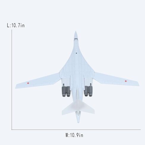 Tu-160 Soviet Union Fighter Planes Models 1/200 Tupolev Diecast Military Airplanes Model for Collection or Gift in Saudi Arabia