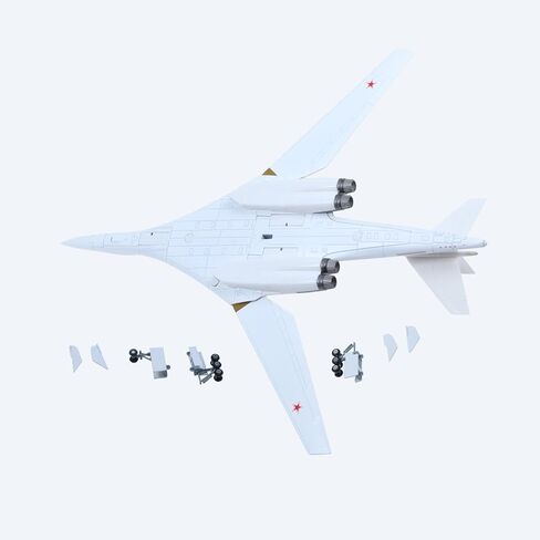 Tu-160 Soviet Union Fighter Planes Models 1/200 Tupolev Diecast Military Airplanes Model for Collection or Gift in Saudi Arabia