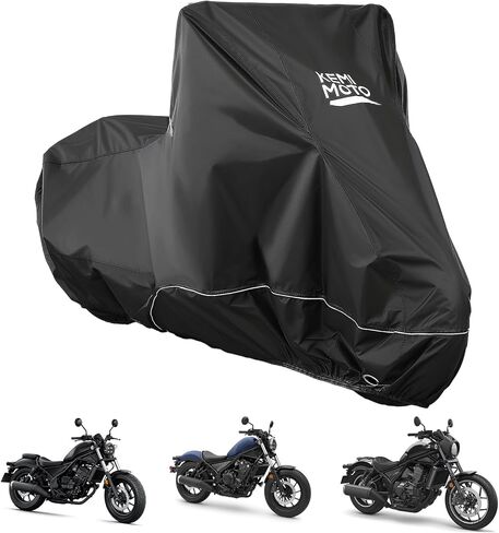 غطاء دراجة نارية KEMIMOTO مغامرة متوافق مع R1250 GS، TENERE 700، KLR650، AFRICA TWIN NX500 TRANSALP، غطاء V-STROM مقاوم للماء في الهواء الطلق وأشعة الشمس والغبار في جميع الأحوال الجوية مع مشبك مقاوم للرياح، أسود in Saudi Arabia