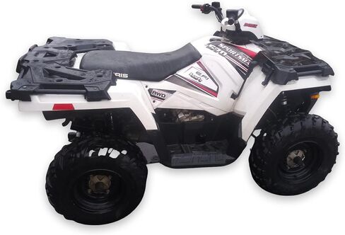 مجموعة ملصقات ورسومات الجسم - تناسب Polaris Sportsman 450 و570 (2014-2020) - بديل على طراز المصنع لملصقات حامل الرفارف والمقود - فينيل متين محمي من الأشعة فوق البنفسجية بسمك 10 مل in Saudi Arabia