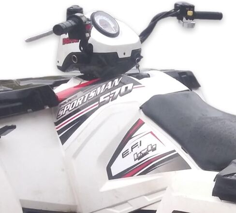 مجموعة ملصقات ورسومات الجسم - تناسب Polaris Sportsman 450 و570 (2014-2020) - بديل على طراز المصنع لملصقات حامل الرفارف والمقود - فينيل متين محمي من الأشعة فوق البنفسجية بسمك 10 مل in Saudi Arabia