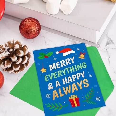 ceiba tree 20Pcs Christmas Appreciation Cards Glitter Holiday Thank You Cards with Envelopes for Teachers Employees Staff and Postman in Saudi Arabia