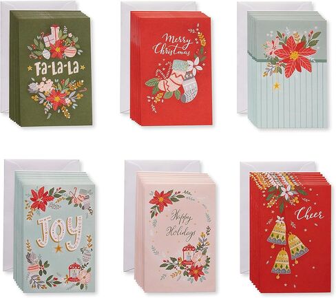 American Greetings Blank Christmas and Holiday Cards with Envelopes, Traditional Holiday Designs (48-Count) in Saudi Arabia