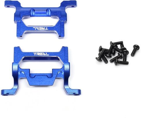 TREAL TRX4MT Front and Rear Bumper Mounts Aluminum 7075 Upgrades for 1/18 TRX-4MT F-150 K10 Monster Truck(Red) in Saudi Arabia