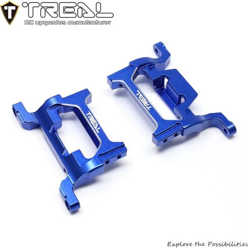 TREAL TRX4MT Front and Rear Bumper Mounts Aluminum 7075 Upgrades for 1/18 TRX-4MT F-150 K10 Monster Truck(Red) in Saudi Arabia